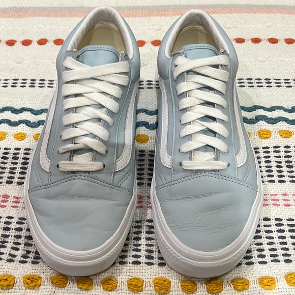 Vans Shoes - Vans Old Skool Leather Sneakers Skate Shoes Mens Size 8 Retro Classic Awesome